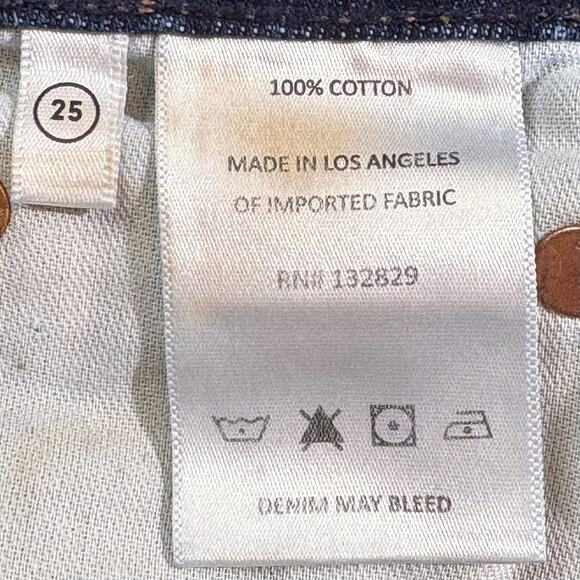 GRLFRND Denim NWT Hailey Low Rise Slim Bootcut Slit East Village 25 - Picture 7 of 7